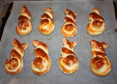 Veľkonočné zajačiky - recept postup 12