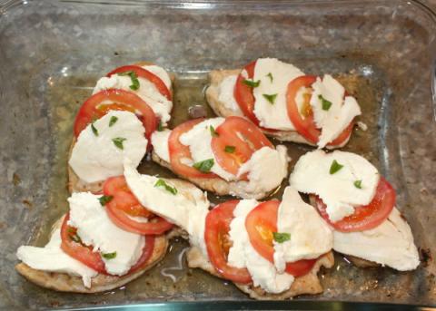 Zapekaný kurací rezeň - recept postup 1