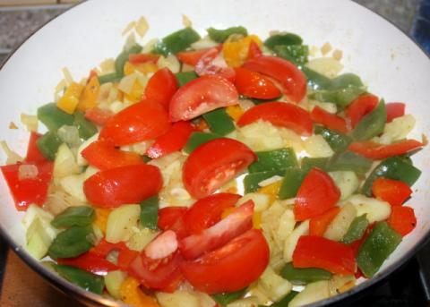 Ryba na masle s dusenou zeleninou - recept postup 3