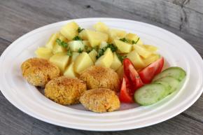 Fašírky z červenej šošovice pečené na plechu, recept, Kamila