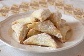 Plnené taštičky z lístkového cesta, recept, Kamila