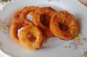 Vyprážaná cibuľa, recept, aramana