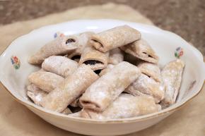 Plnené rožky z kyslej smotany, recept, Kamila