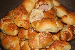 Plnené rožky bez kysnutia, recept, melisa