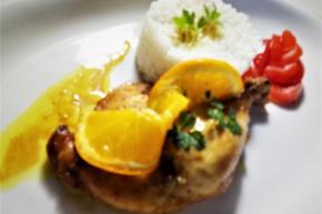 Kuracie stehná s pomarančom, recept, M.á.r.i.a