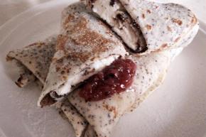 Makové palacinky s tvarohom, recept, M.á.r.i.a