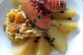 Dusený kel s mrkvou, recept, M.á.r.i.a