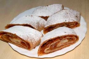 Jablková štrúdľa, recept, Pegybabi