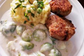 Bravčové klopsy s ružičkovým kelom na smotane, recept, M.á.r.i.a