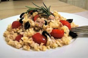Tuniakové rizoto s oreganom, recept, sedita321123