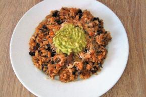 Hlivové rizoto s avokádovým dipom, recept, sedita321123