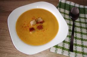 Krémová polievka s červenou šošovicou, recept, sedita321123