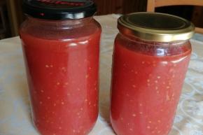 Sterilizovaný základ na paradajkovú polievku, recept, verika92