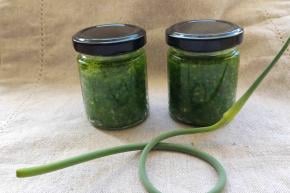 Pesto z cesnakových výhonkov, recept, dasa_