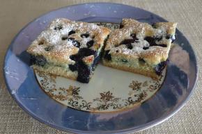 Vláčna čučoriedková bublanina, recept, Slavka K