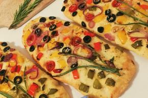 Talianska chlebová placka "focaccia", recept, sedita321123