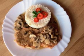 Bravčové karé na šampiňónoch, recept, Martuška 123