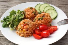 Zeleninové rizoto s celozrnnou ryžou, recept, Kamila