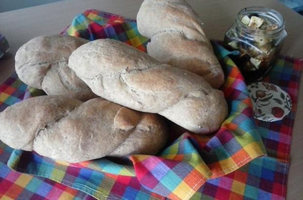 Špaldovo kukuričné bagety, recept, 1 Špaldovo kukuričné bagety, Chlieb, pečivo, recept, M.á.r.i.a, 1