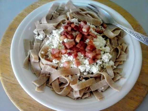 Rezance s tvarohom na slano - recept