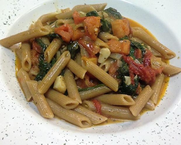 Zeleninové ragú s penne - recept