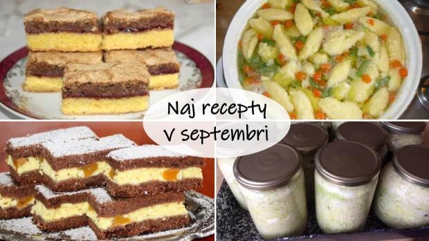 Najlepšie recepty (september 2023), Varíme, pečieme, zavárame, Naničmama.sk