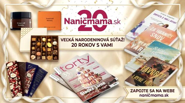 Oslavujeme 20 rokov Naničmama.sk: Zapojte sa do narodeninovej súťaže