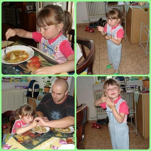 a po práci obedík, Naše deti, mamka Danka, 1