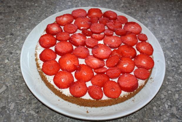 Jahodová torta, recept, 3 Jahodová torta, Torty, recept, Kamila, 3