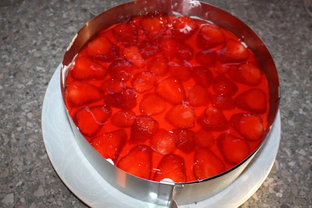 Jahodová torta, recept, 8 Jahodová torta, Torty, recept, Kamila, 8