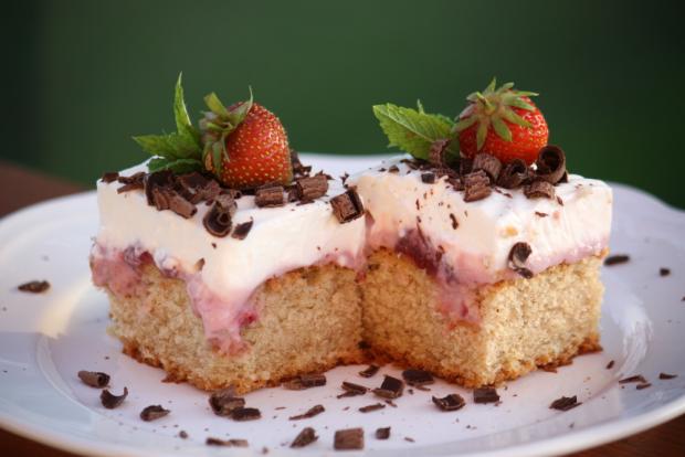 Jahodový koláč, recept Jahodový koláč, Koláče, recept, Kamila