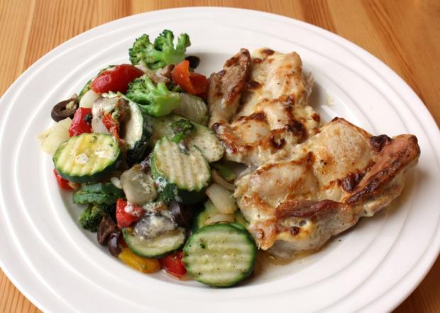 Kuracie prsia pečené na smotane, recept