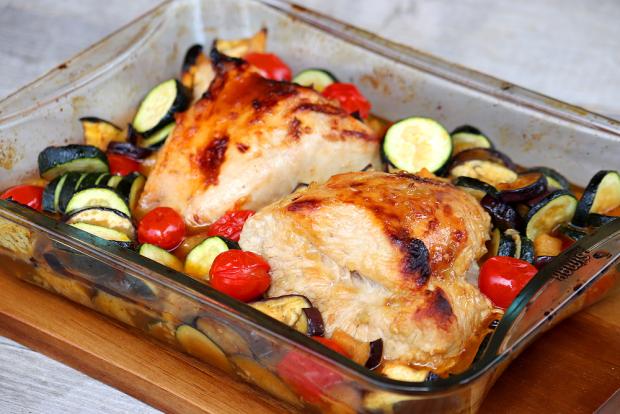Pečené morčacie prsia s medom, cesnakom a horčicou, recept Pečené morčacie prsia s medom, cesnakom a horčicou, Hlavné jedlá, recept, Kamila