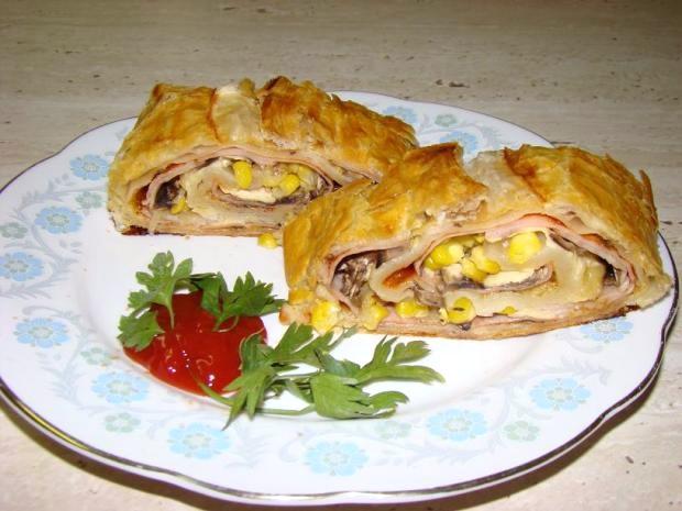 recept na Pizza štrudel