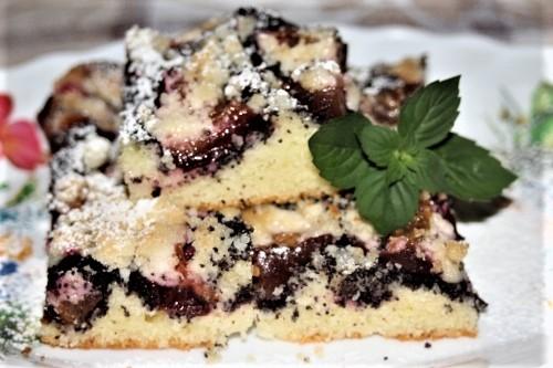 Výborný slivkový koláč s makom - recept