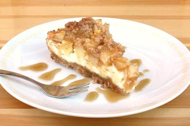 Jablkový cheesecake - recept