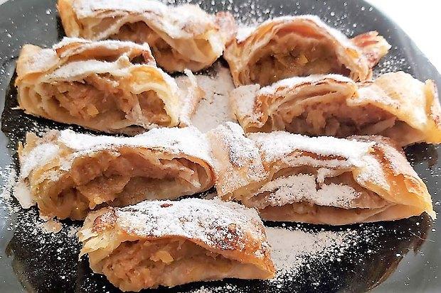 Jednoduchá rýchla domáca štrúdľa - recept