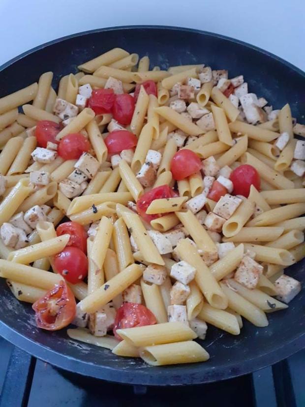 Penne s tofu - recept