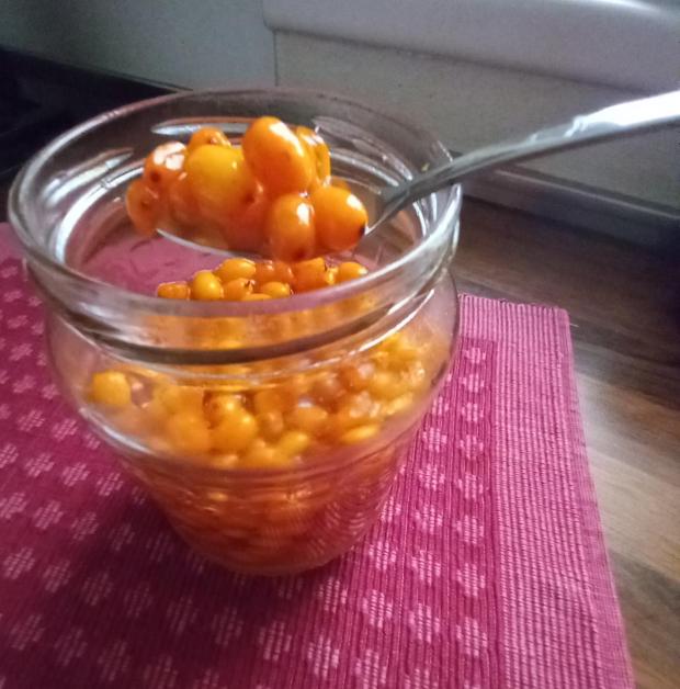 Rakytnik v mede - recept