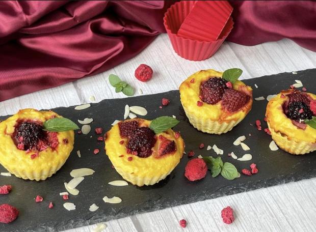 Fit tvarohové muffiny - recept
