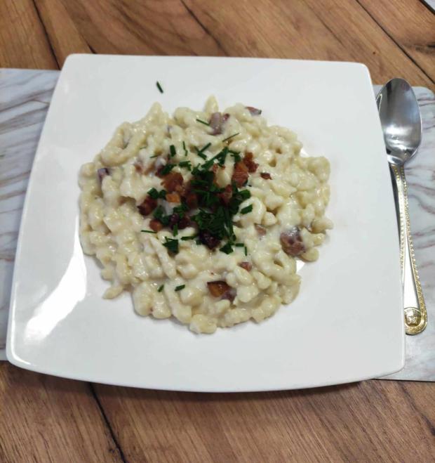 Tekvicové halušky s bryndzou, recept Tekvicové halušky s bryndzou, Hlavné jedlá, recept, katarinalucanova