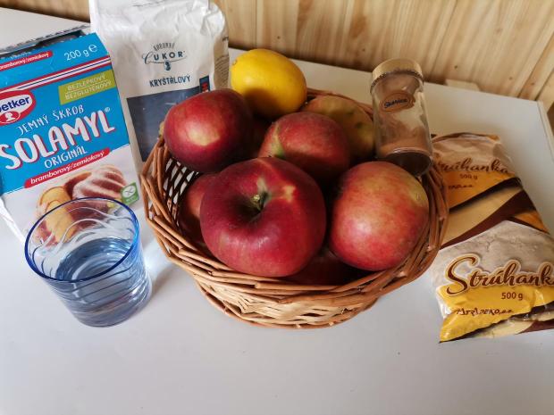 Strúhaný jablkový koláč s bielkovou penou , recept, 3 Strúhaný jablkový koláč s bielkovou penou , Koláče, recept, Oľga Birošová, 3