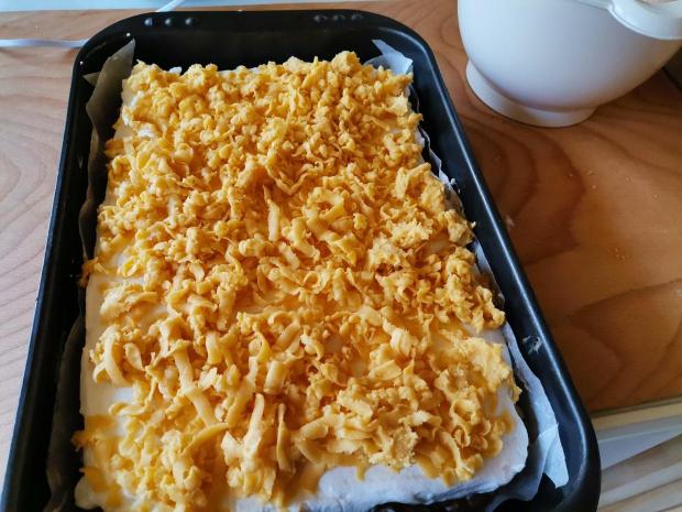 Strúhaný jablkový koláč s bielkovou penou , recept, 11 Strúhaný jablkový koláč s bielkovou penou , Koláče, recept, Oľga Birošová, 11