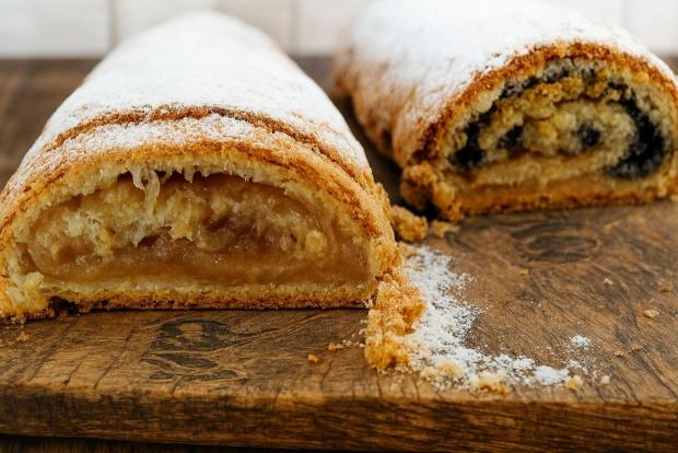Kysnuté cesto na závin aj rožky - bez kysnutia, recept, 2 Kysnuté cesto na závin aj rožky - bez kysnutia, Koláče, recept, JarushkaD, 2