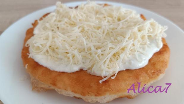 Langoše, recept Langoše, Hlavné jedlá, recept, Alica7