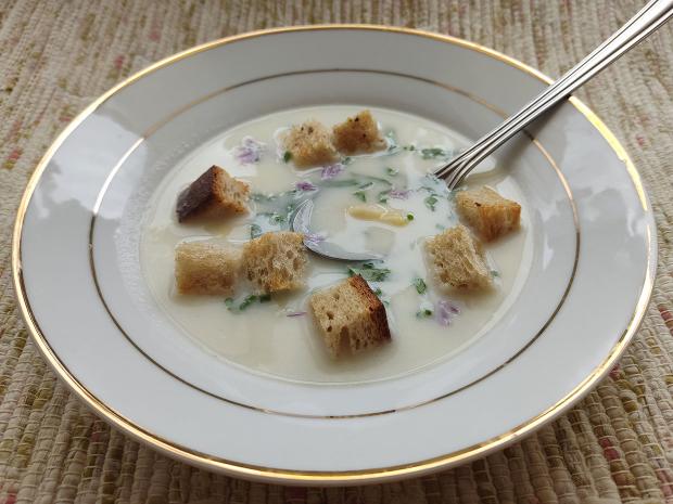 Jemná špargľová polievka, recept Jemná špargľová polievka, Polievky, recept, dasa_