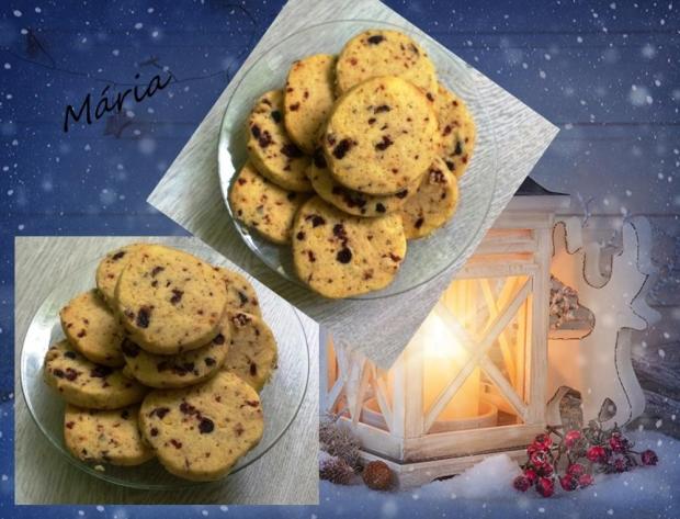 Pomarančovo-brusnicové cookies s orechmi, recept Pomarančovo-brusnicové cookies s orechmi, Drobné pečivo, recept, anjeli