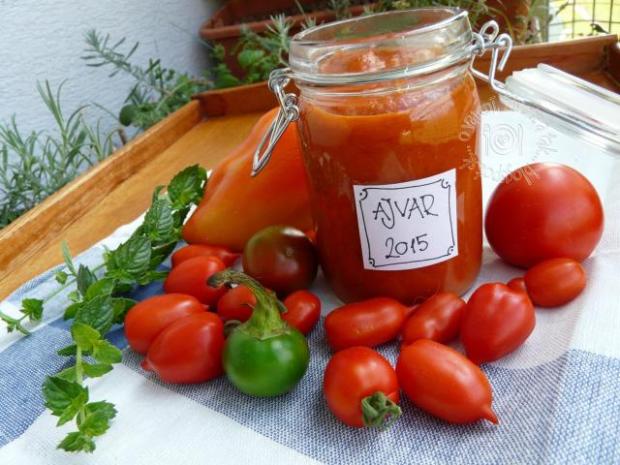 Ajvar , Zaváranie, recept, Evicka56