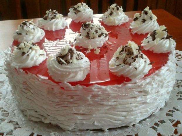 Svieža ovocná torta, Torty, recept, melisa