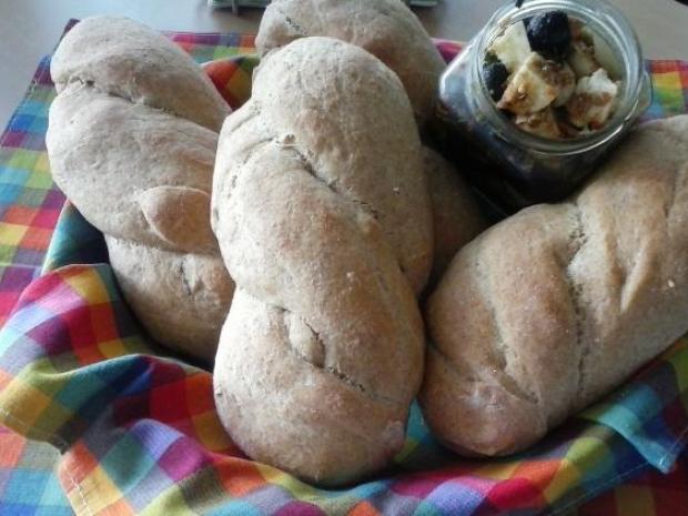 Špaldovo kukuričné bagety, Chlieb, pečivo, recept, M.á.r.i.a